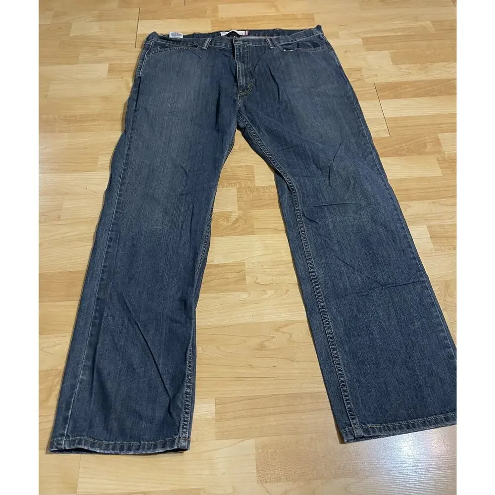 Levi's 559 Jeans Men's‎ 40X32 Dark Wash Straight Red Tab Blue Pre-Owned